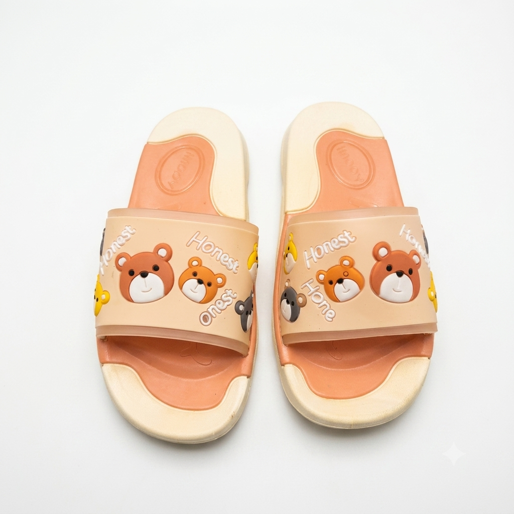 Cozy Bear Pals Casual Slides