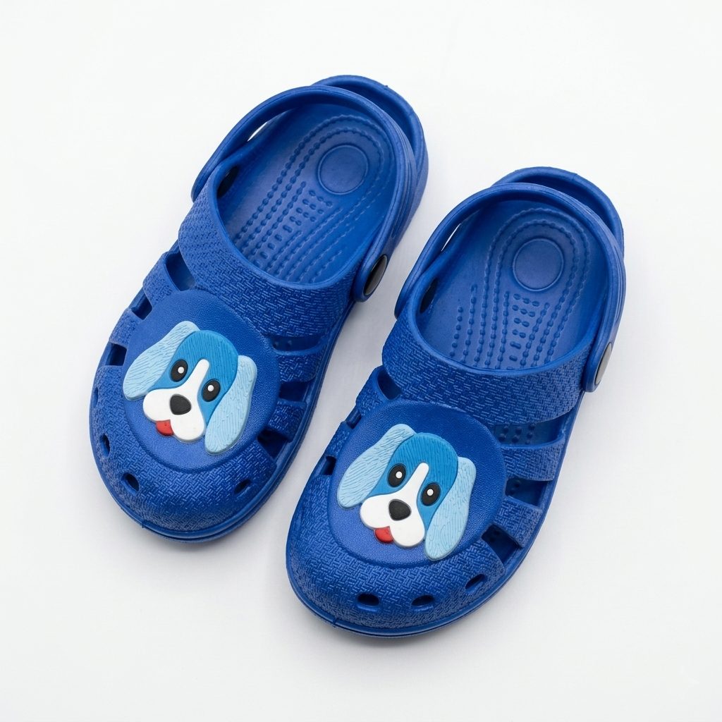 Little Pup Kids' Waterproof Clogs – Vibrant Blue