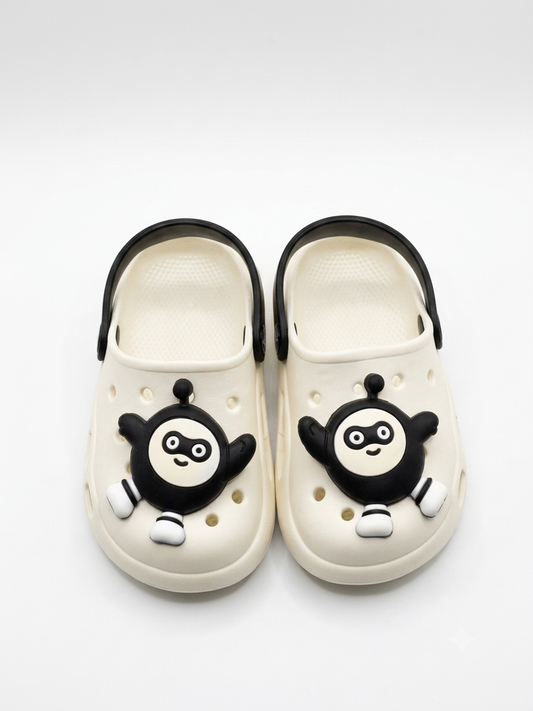 Little Hero Clog Slides – Off-White